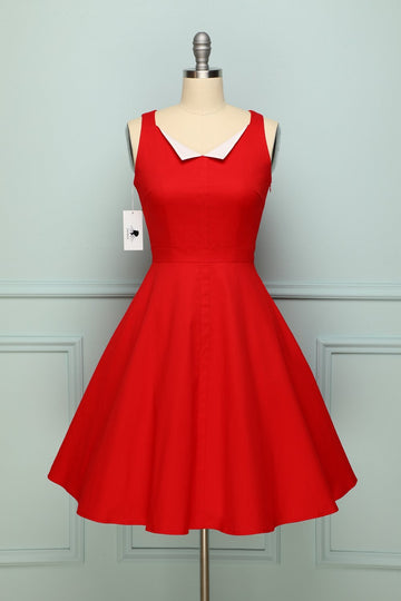 Lapel Red Swing - ZAPAKA
